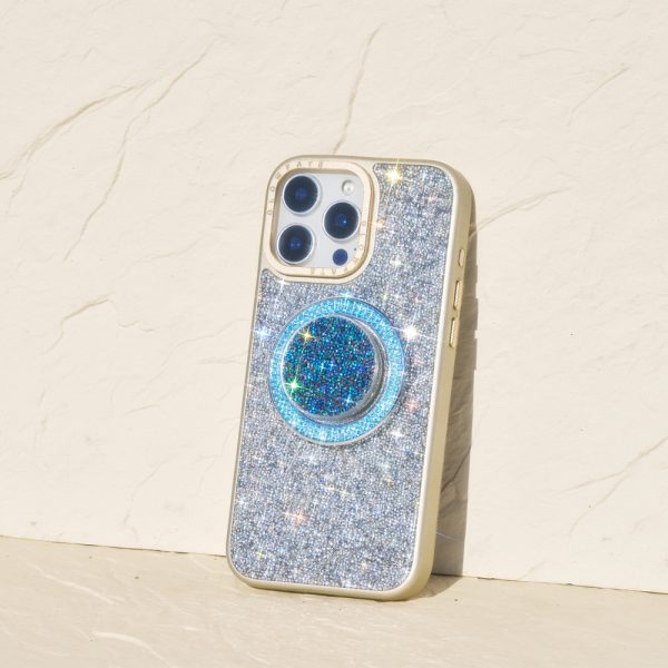 Magnetic Crystal Mirror Stand-Blue - Spring of Wisdom - Image 3