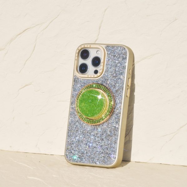 Magnetic Crystal Mirror Stand-Green ‘Network of Connections - Image 3