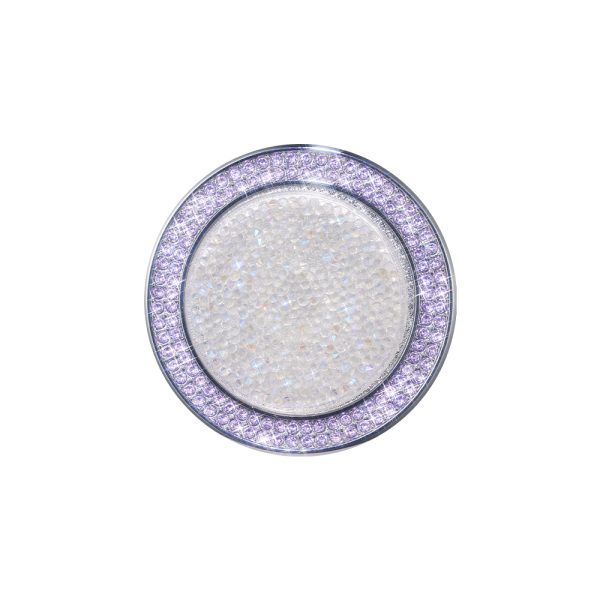 Magnetic Crystal Mirror Stand-Purple - Health