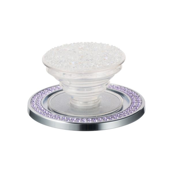 Magnetic Crystal Mirror Stand-Purple - Health - Image 2
