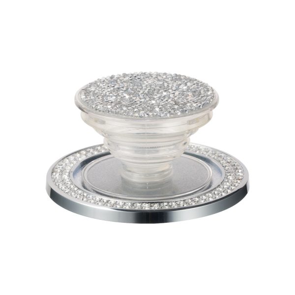 Magnetic Crystal Mirror Stand-Silver - Lucky Star - Image 2