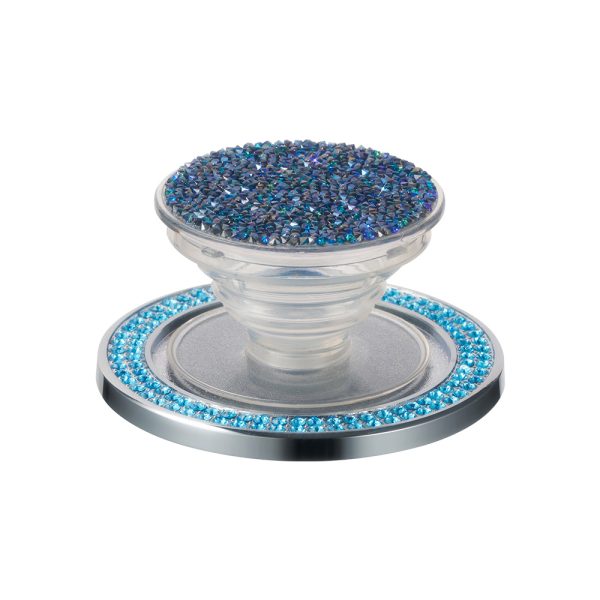 Magnetic Crystal Mirror Stand-Blue - Spring of Wisdom - Image 2