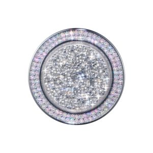 Magnetic Crystal Mirror Stand-Light Purple