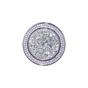 Magnetic Crystal Mirror Stand-Light Purple