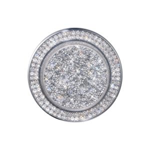 Magnetic Crystal Mirror Stand-Silver - Lucky Star