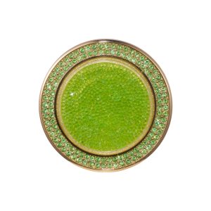 Magnetic Crystal Mirror Stand-Green ‘Network of Connections